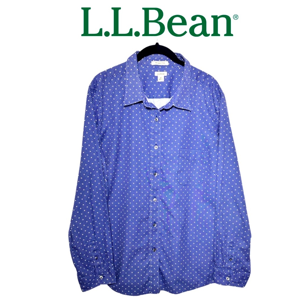 L.L. Bean 100% Cotton Women’s button-down sz 2X